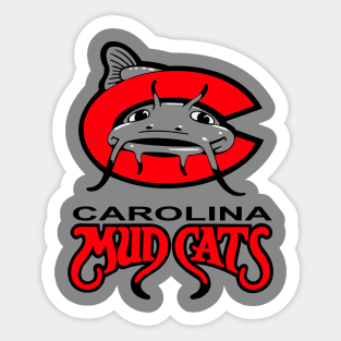 C Mudcats1 Team Ball Sticker